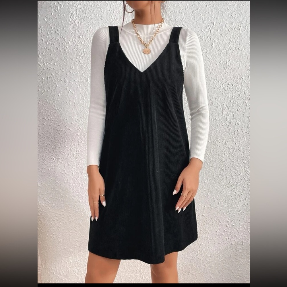 Shien black short dress